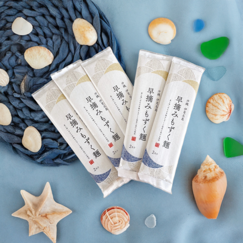 早摘みもずく麺5袋セット【送料無料】