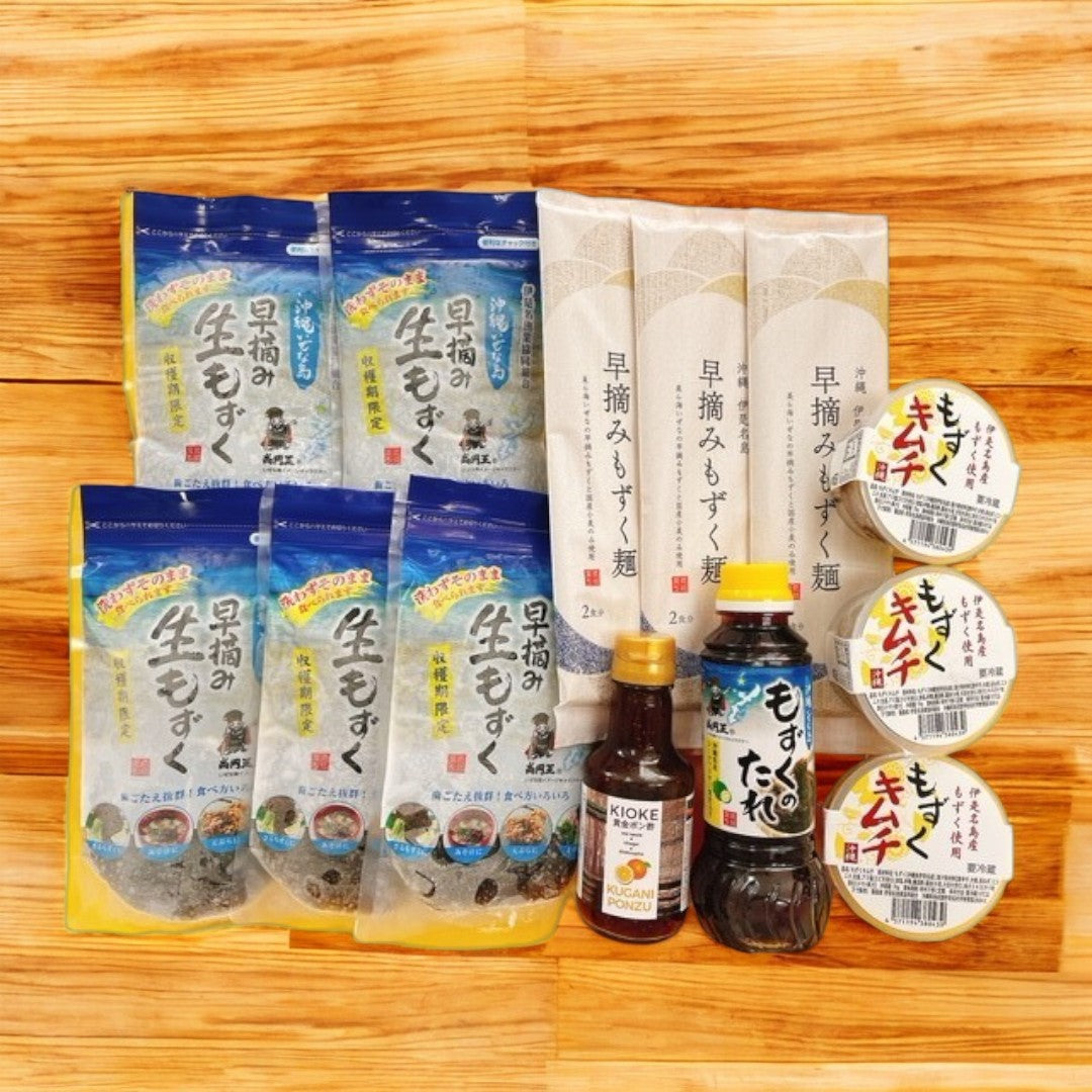 🎁伊是名島プレミアムもずく麺セット【送料無料】